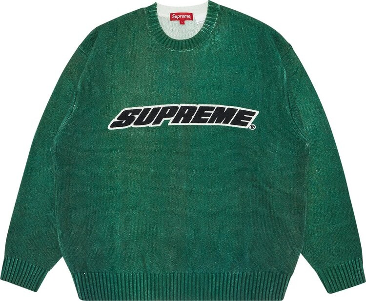 Свитер Supreme Printed Washed Sweater 'Olive', зеленый
Свитер Supreme Printed Washed Sweater 'Olive', зеленый