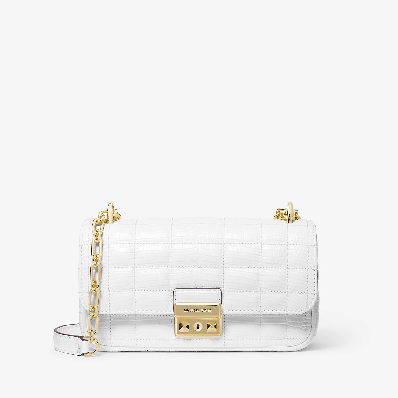 Сумка-клатч Michael Michael Kors Tribeca Small Quilted Lizard Embossed Leather Shoulder, белый
Сумка-клатч Michael Michael Kors Tribeca Small Quilted Lizard Embossed Leather Shoulder, белый