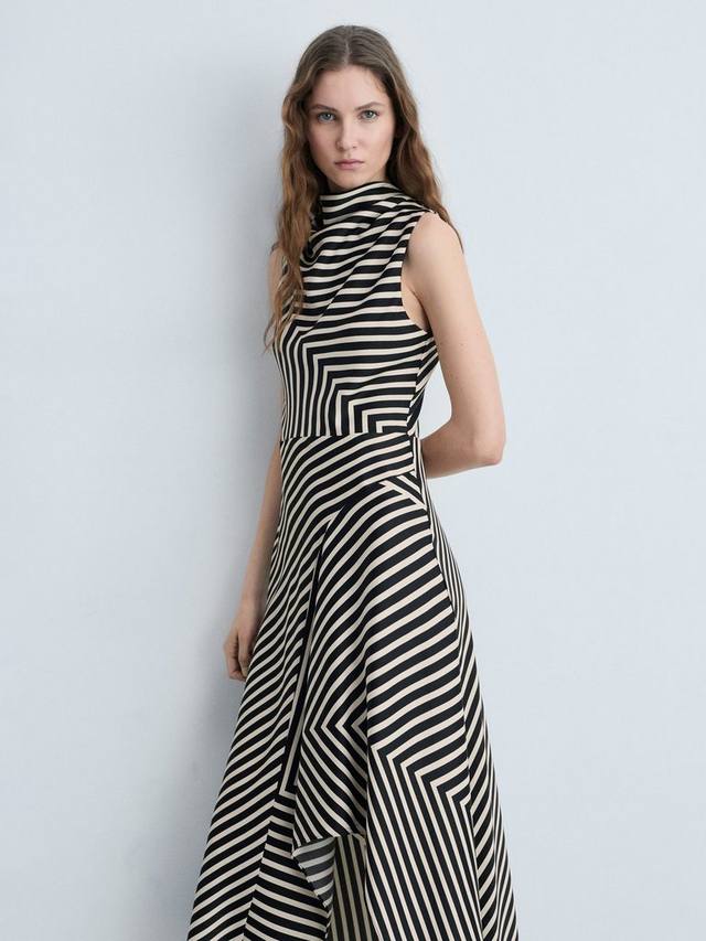 Миди-платье dunia в смешанную полоску Mango, черный
Миди-платье dunia в смешанную полоску Mango, черный