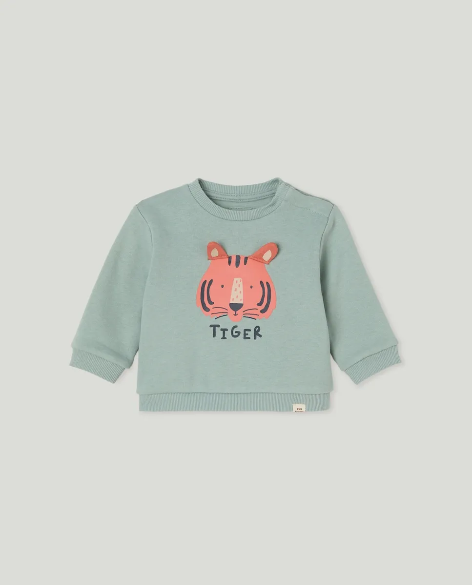 Толстовка с закрытой горловиной, прямой крой 3D с тигром для малыша-парня Baby El Corte Inglés, нежно-голубой
Толстовка с закрытой горловиной, прямой крой 3D с тигром для малыша-парня Baby El Corte Inglés, нежно-голубой