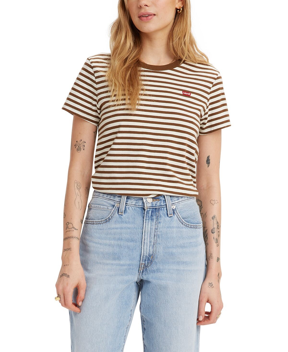 Женская футболка с круглым вырезом the perfect Levi's
Женская футболка с круглым вырезом the perfect Levi's