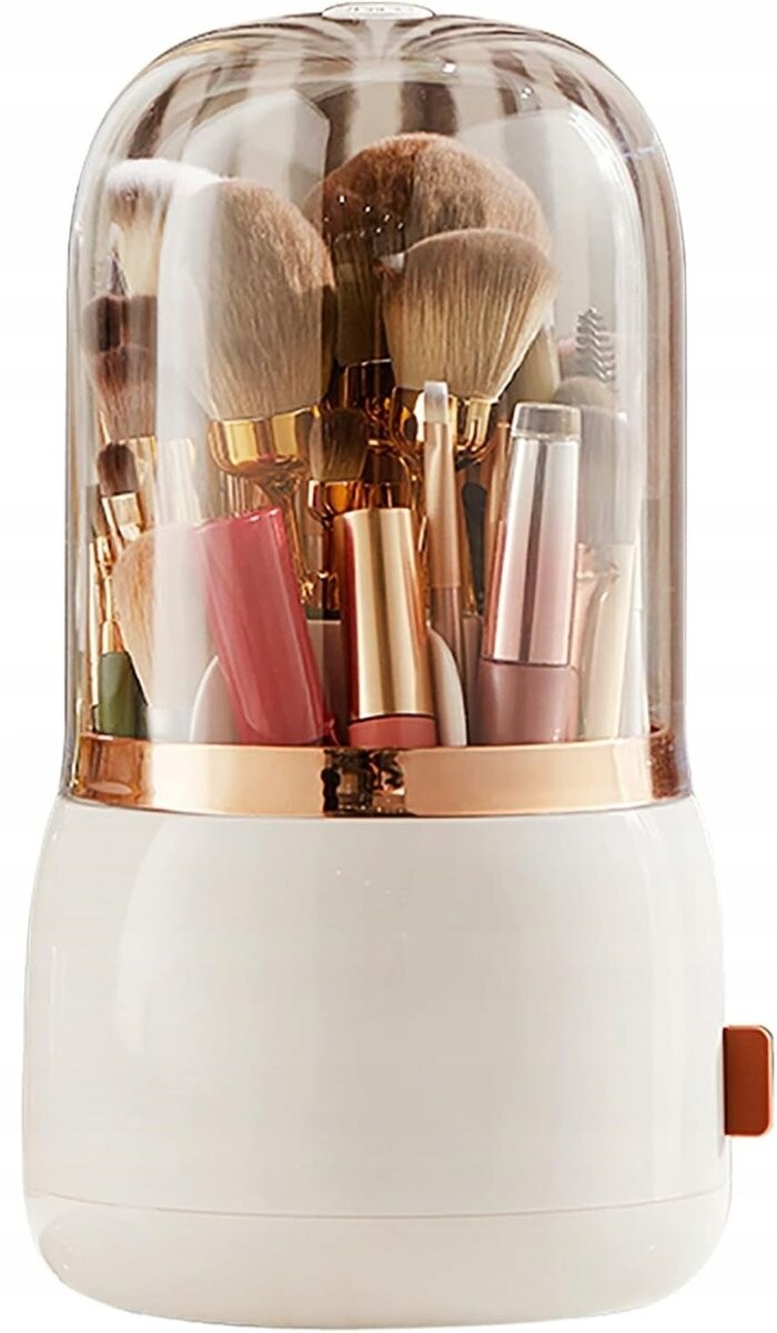 Контейнер-органайзер для кистей для губной помады, вращающийся F19, белый Korbi
Контейнер-органайзер для кистей для губной помады, вращающийся F19, белый Korbi
