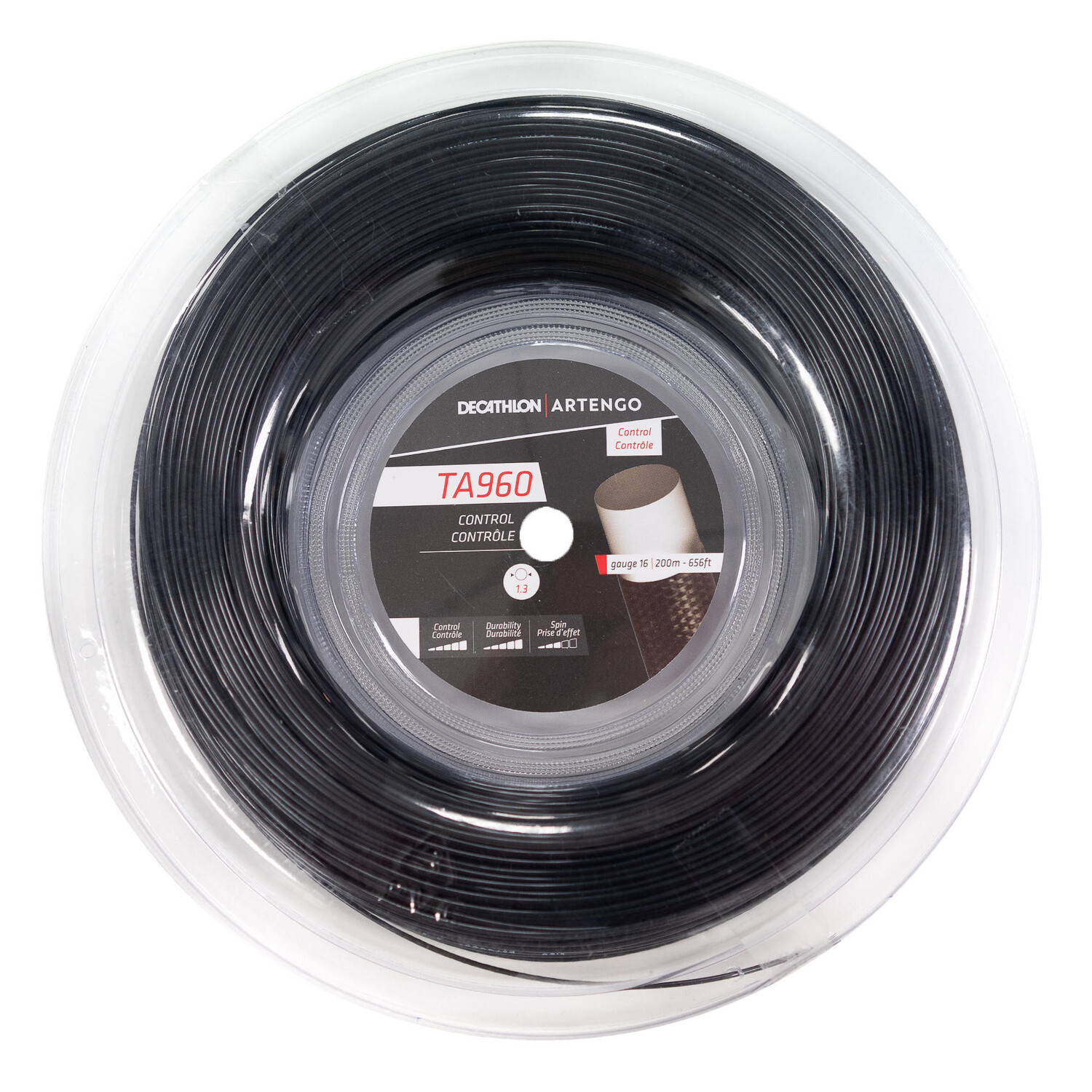 Теннисная струна TA 960 Control 1,3 мм, моноволокно, рулон, черная ARTENGO
Теннисная струна TA 960 Control 1,3 мм, моноволокно, рулон, черная ARTENGO