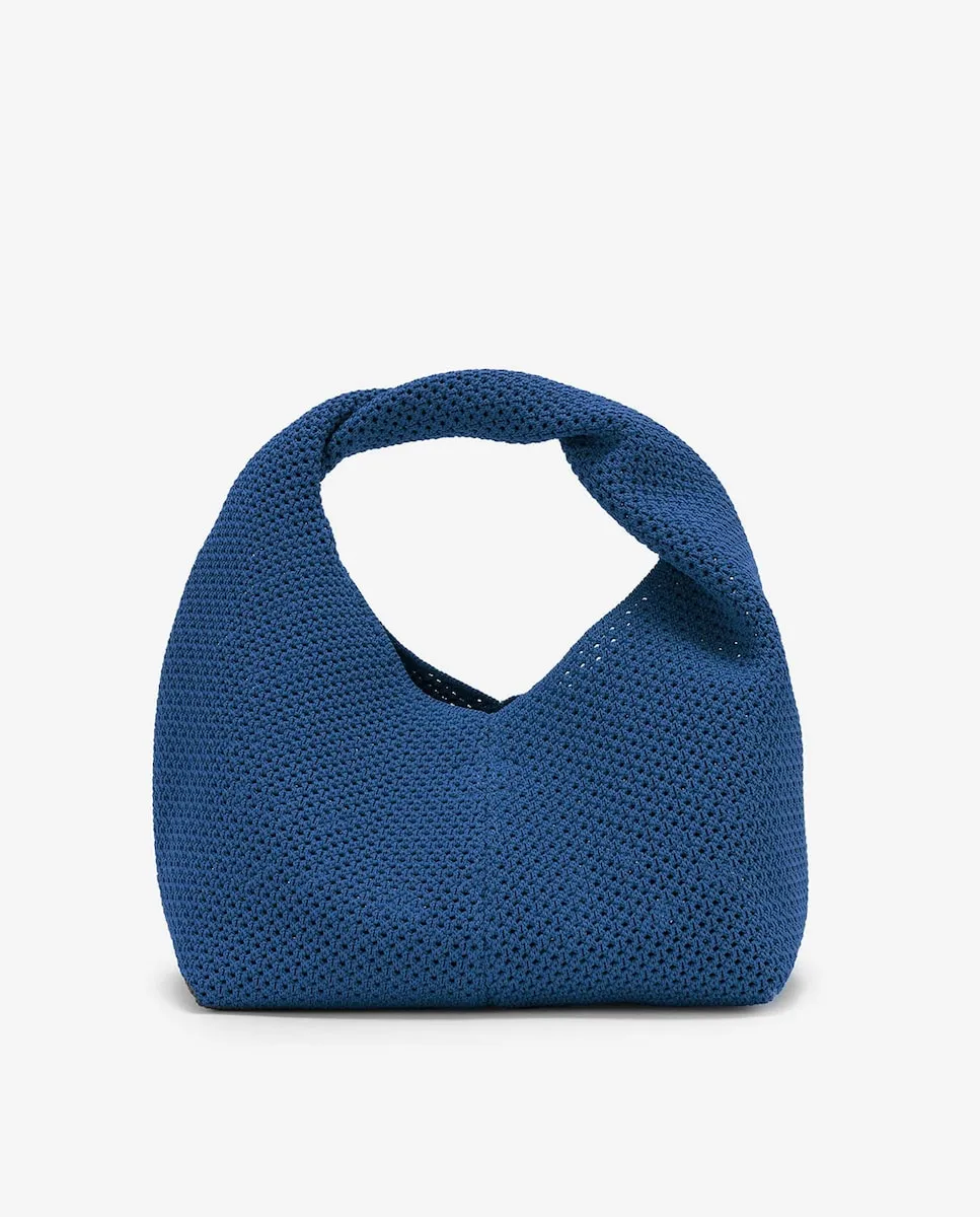 Женская сумка с застежкой-кнопкой и логотипом сбоку Ecoalf, синий
Женская сумка с застежкой-кнопкой и логотипом сбоку Ecoalf, синий