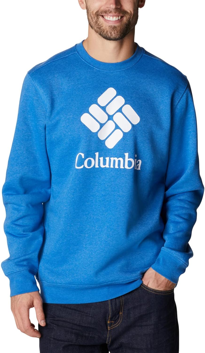 Columbia мужская толстовка Trek Crew, Bright Indigo Heather/Csc Stacked Logo
Columbia мужская толстовка Trek Crew, Bright Indigo Heather/Csc Stacked Logo