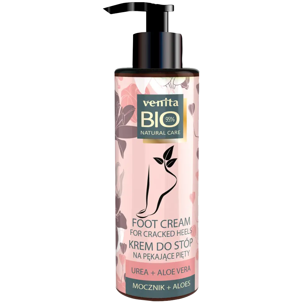 Venita BIO крем для ног с мочевиной от трещин на пятках, 100 г 
Venita BIO крем для ног с мочевиной от трещин на пятках, 100 г
