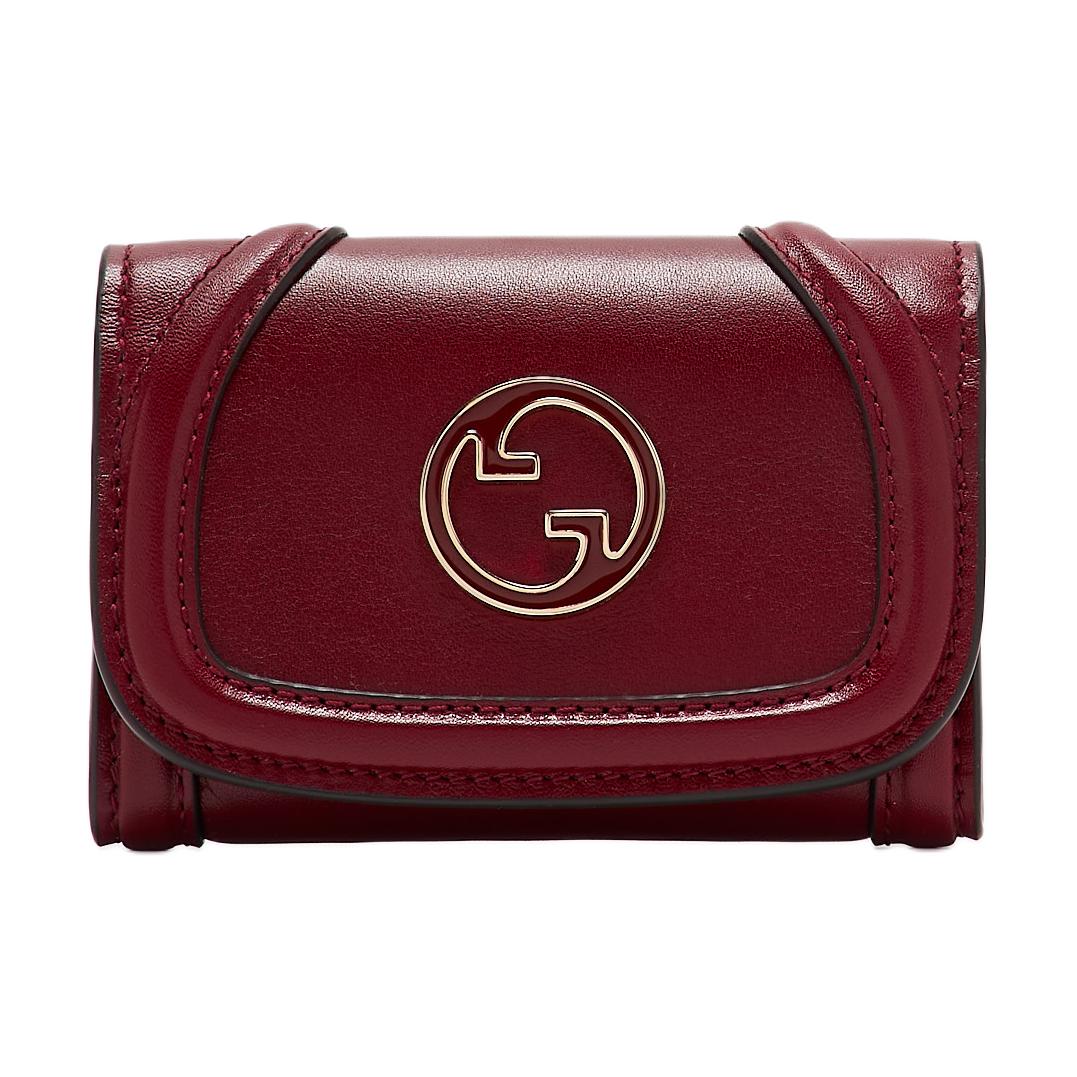 Gucci Женский держатель для карт Blondie из телячьей кожи, красный
Gucci Женский держатель для карт Blondie из телячьей кожи, красный