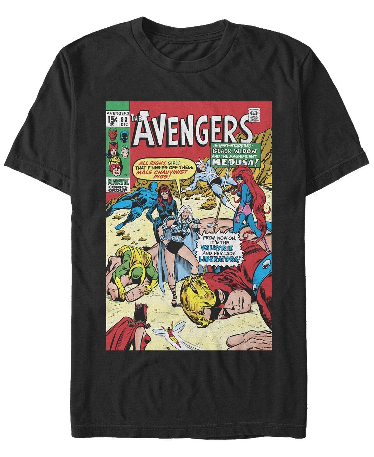 Мужская женская футболка с круглым вырезом avengers с коротким рукавом Fifth Sun, черный
Мужская женская футболка с круглым вырезом avengers с коротким рукавом Fifth Sun, черный