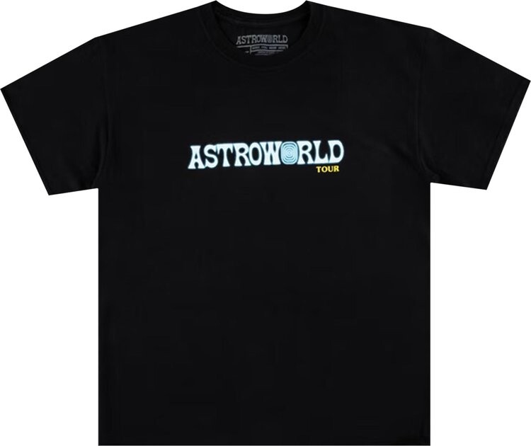 Футболка Cactus Jack by Travis Scott Astroworld Tour Tee 'Black', черный 
Футболка Cactus Jack by Travis Scott Astroworld Tour Tee 'Black', черный