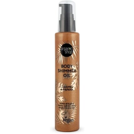Шиммерное масло для тела Карамель и папайя 100 мл, Organic Shop
Шиммерное масло для тела Карамель и папайя 100 мл, Organic Shop