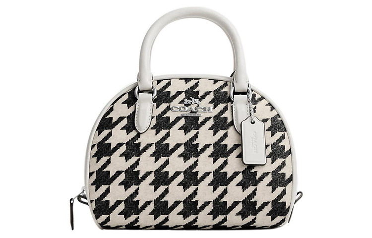 COACH Сумка через плечо из сиднейской ткани с кожаным дном маленький размер женская черно-белая
COACH Сумка через плечо из сиднейской ткани с кожаным дном маленький размер женская черно-белая