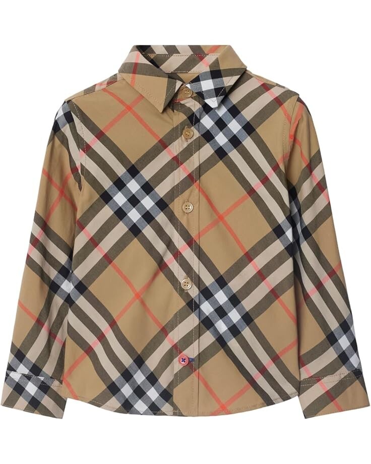 Рубашка Burberry Kids Owen Check Long Sleeve Button Down Shirt, цвет Sand IP Check
Рубашка Burberry Kids Owen Check Long Sleeve Button Down Shirt, цвет Sand IP Check