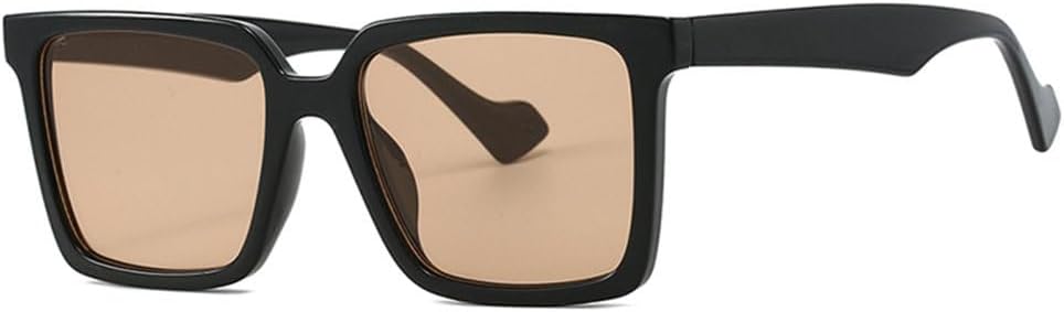 Классические квадратные солнцезащитные очки для женщин, зеркальные линзы с градиентной защитой от УФ-излучения UV400, винтажные солнцезащитные очки для мужчин MTZJH, Black Tea
Классические квадратные солнцезащитные очки для женщин, зеркальные линзы с градиентной защитой от УФ-излучения UV400, винтажные солнцезащитные очки для мужчин MTZJH, Black Tea