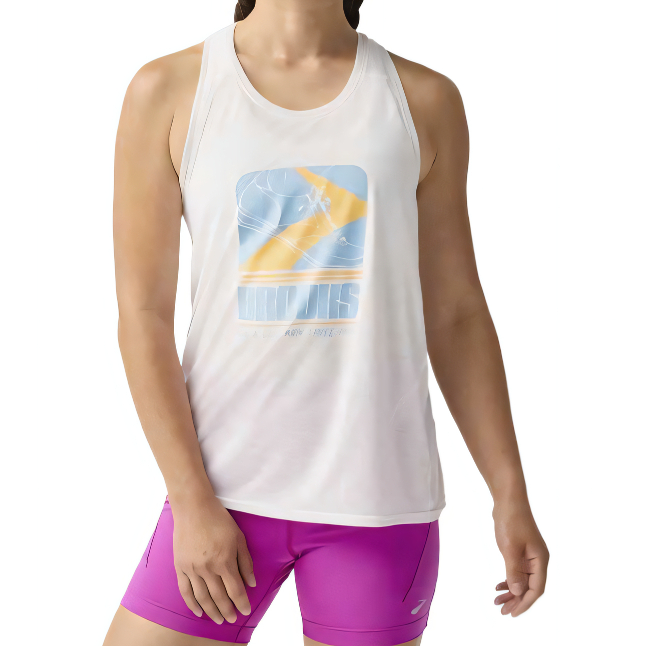 Brooks Женская белая майка для спорта
Brooks Женская белая майка для спорта