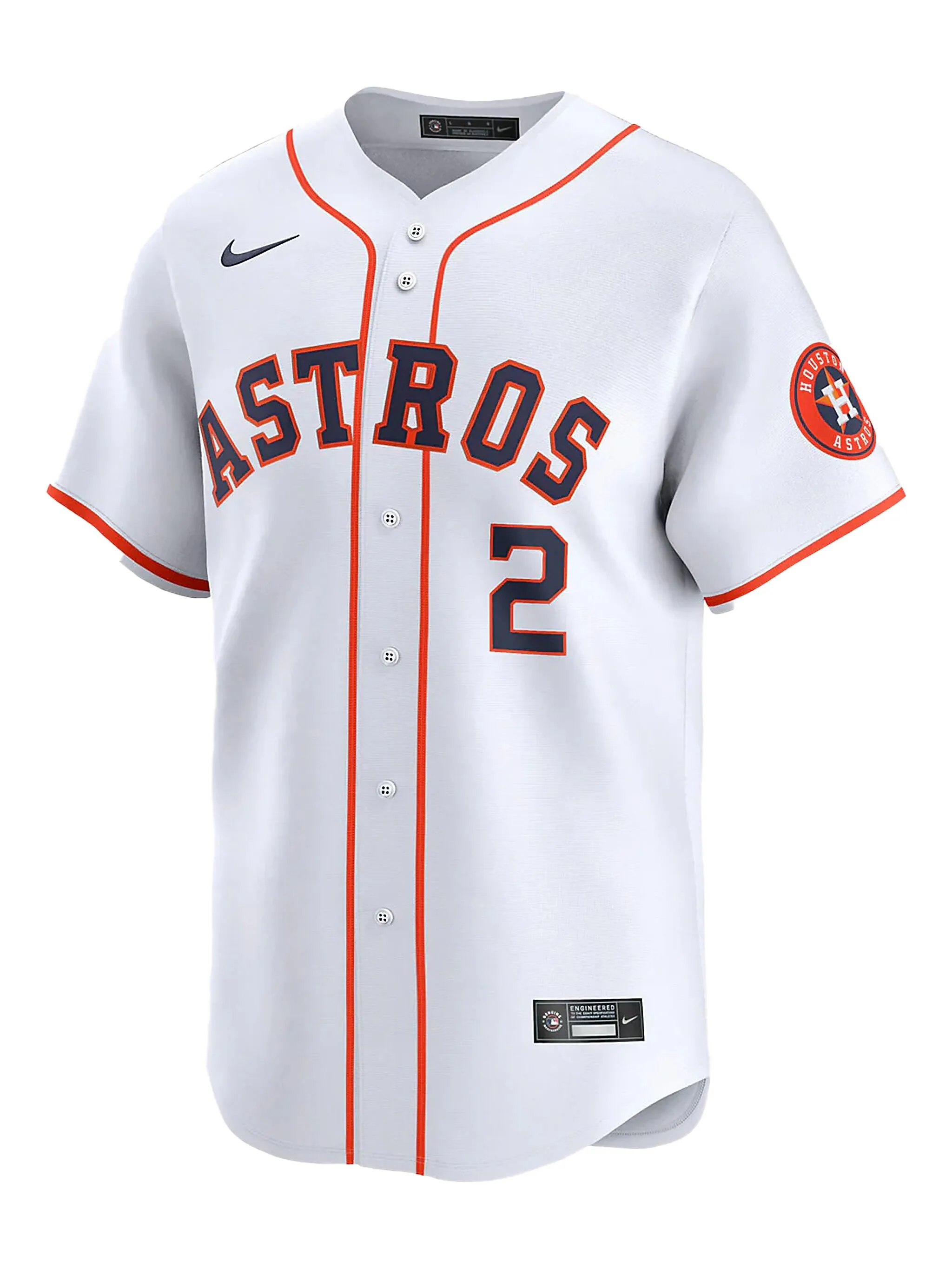Рубашка MLB Bregman Astros Home Limited Player Nike, белый
Рубашка MLB Bregman Astros Home Limited Player Nike, белый