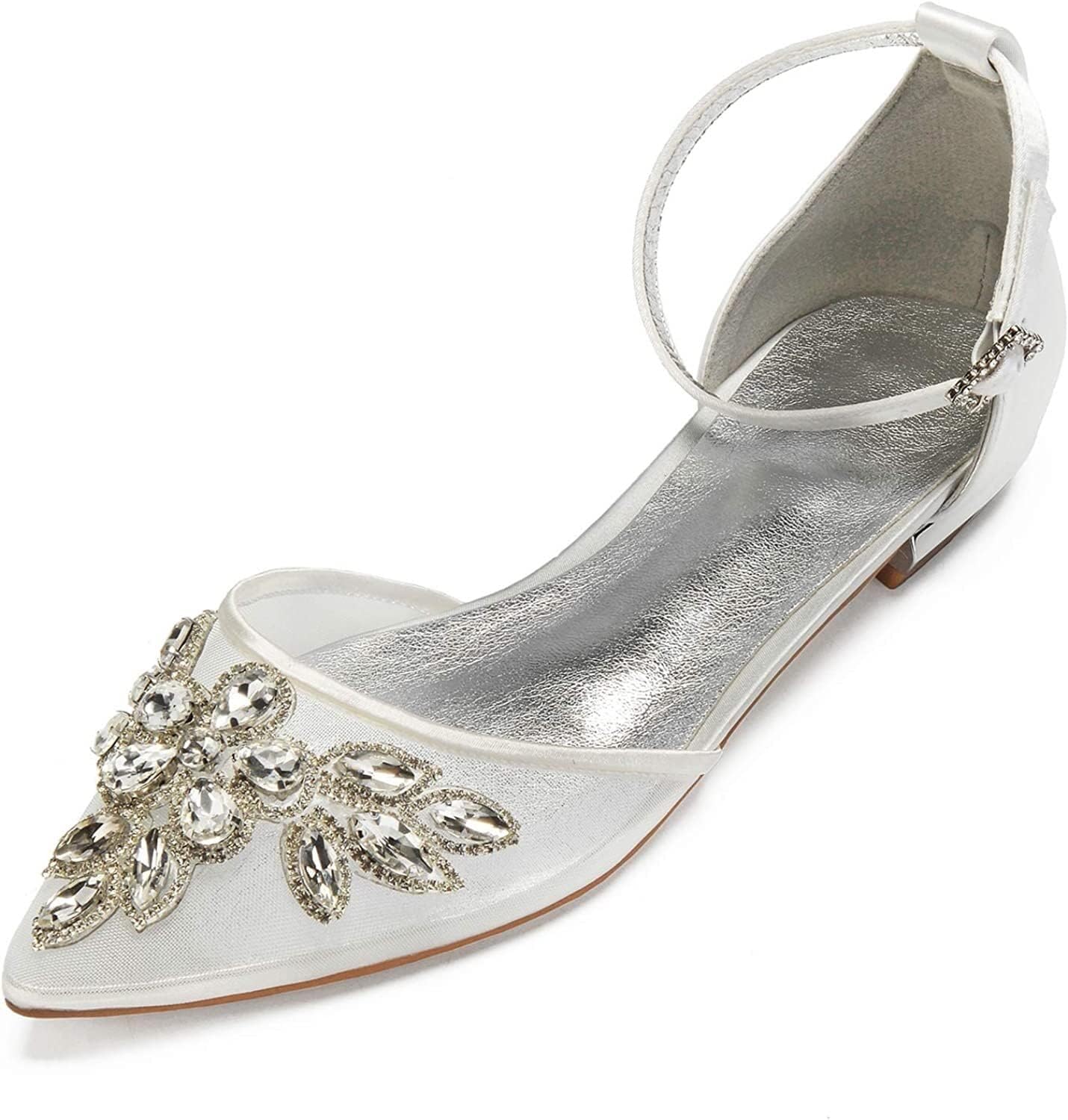 Босоножки на каблуке для женщин, свадебная обувь для женщин, удобные атласные с сеткой, женские туфли на низком каблуке для невесты с заостренным носком и стразами для вечеринок и танцев (Цвет: слоновая кость, Размер: 8 UK) Generic, слоновая кос...
Босоножки на каблуке для женщин, свадебная обувь для женщин, удобные атласные с сеткой, женские туфли на низком каблуке для невесты с заостренным носком и стразами для вечеринок и танцев (Цвет: слоновая кость, Размер: 8 UK) Generic, слоновая кос...