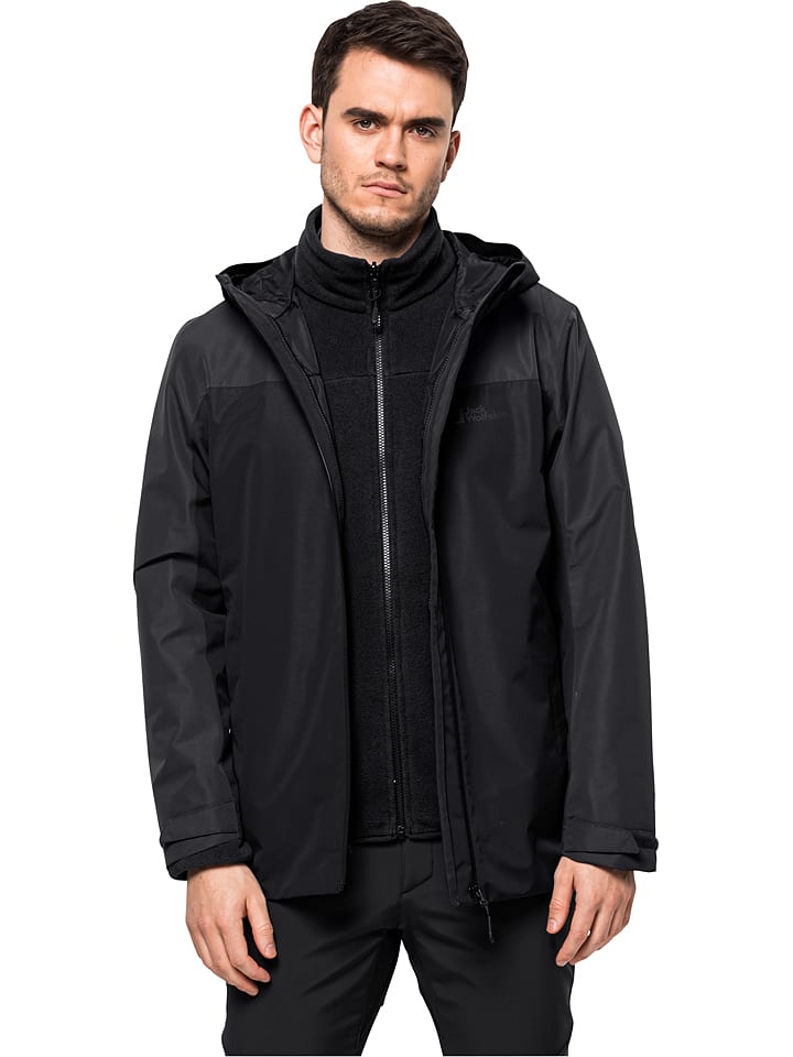 Jack Wolfskin Функциональная куртка 3-в-1 "Таубенберг" черного цвета
Jack Wolfskin Функциональная куртка 3-в-1 "Таубенберг" черного цвета