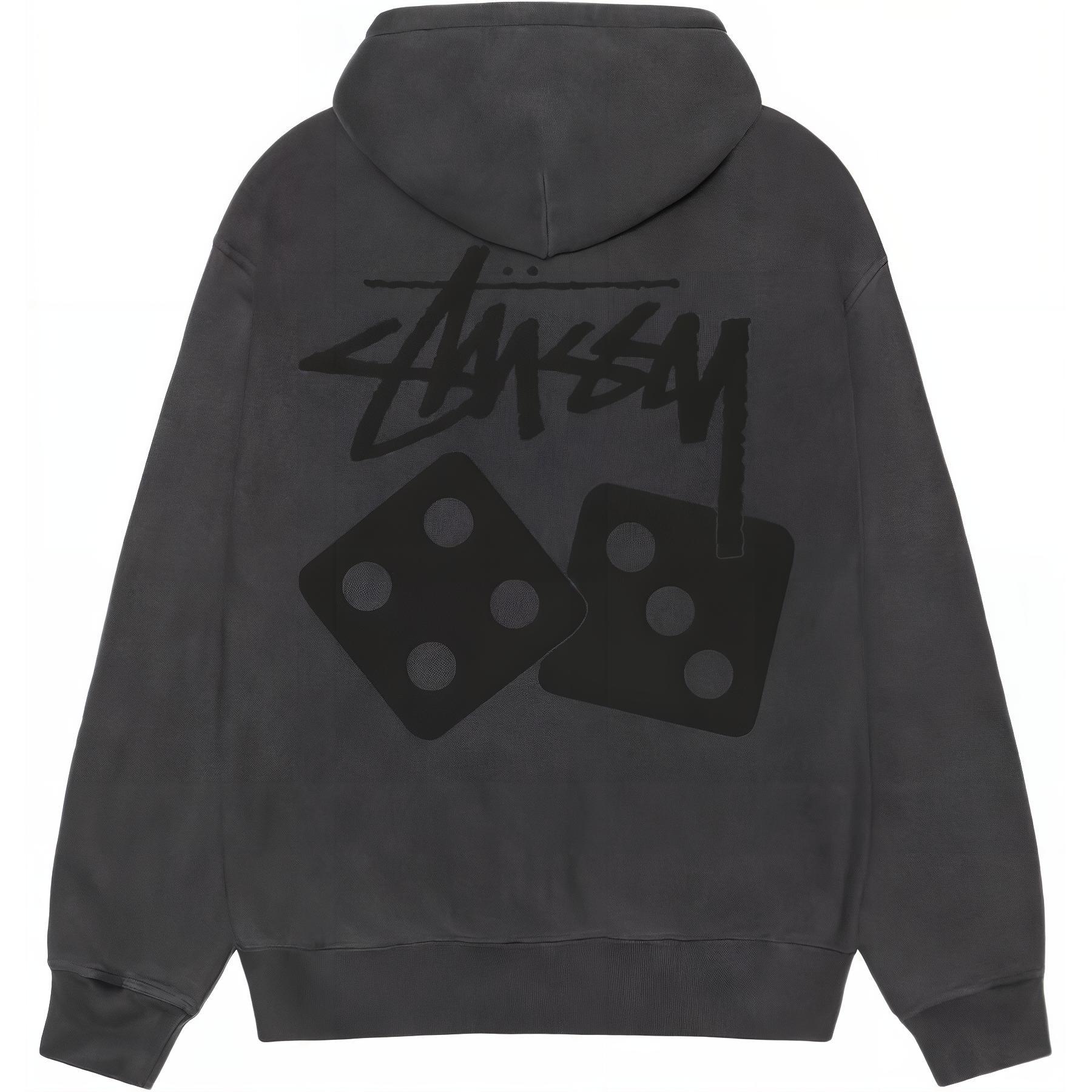 Застежка-молния худи с пигментной окраской Stussy, черный
Застежка-молния худи с пигментной окраской Stussy, черный