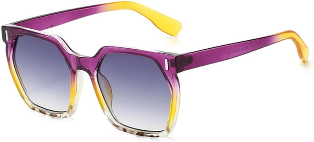 Солнцезащитные очки с защитой от УФ-излучения UV400 | Оправа с градиентным леопардовым принтом | Линзы конфетных цветов | Для женщин и мужчин | Для занятий спортом на открытом воздухе и вождения LXLHWN, Purple Yellow
Солнцезащитные очки с защитой от УФ-излучения UV400 | Оправа с градиентным леопардовым принтом | Линзы конфетных цветов | Для женщин и мужчин | Для занятий спортом на открытом воздухе и вождения LXLHWN, Purple Yellow