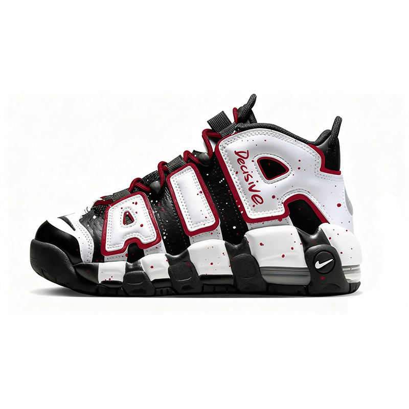 Nike Air More Uptempo Red Ink Grace Устойчивые к истиранию Высокие детские баскетбольные кроссовки Black для подростков
Nike Air More Uptempo Red Ink Grace Устойчивые к истиранию Высокие детские баскетбольные кроссовки Black для подростков