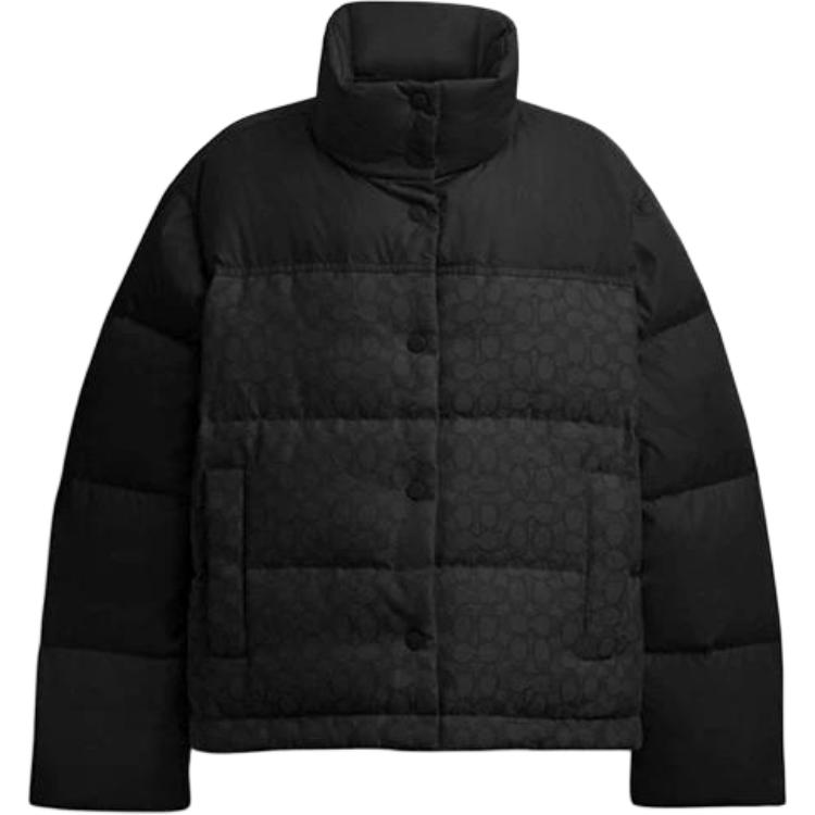 Coach Пуховая куртка женская черная с воротником-стойкой, средней жесткости
Coach Пуховая куртка женская черная с воротником-стойкой, средней жесткости