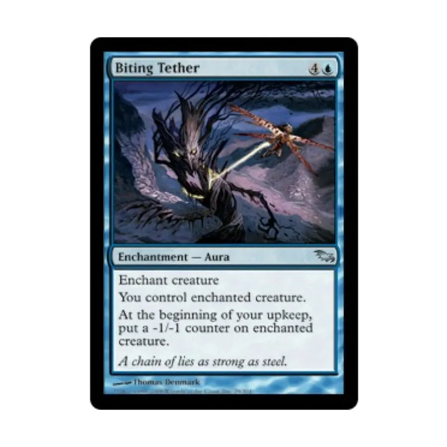 CCG Кусающая привязь (U), MTG - Shadowmoor
CCG Кусающая привязь (U), MTG - Shadowmoor