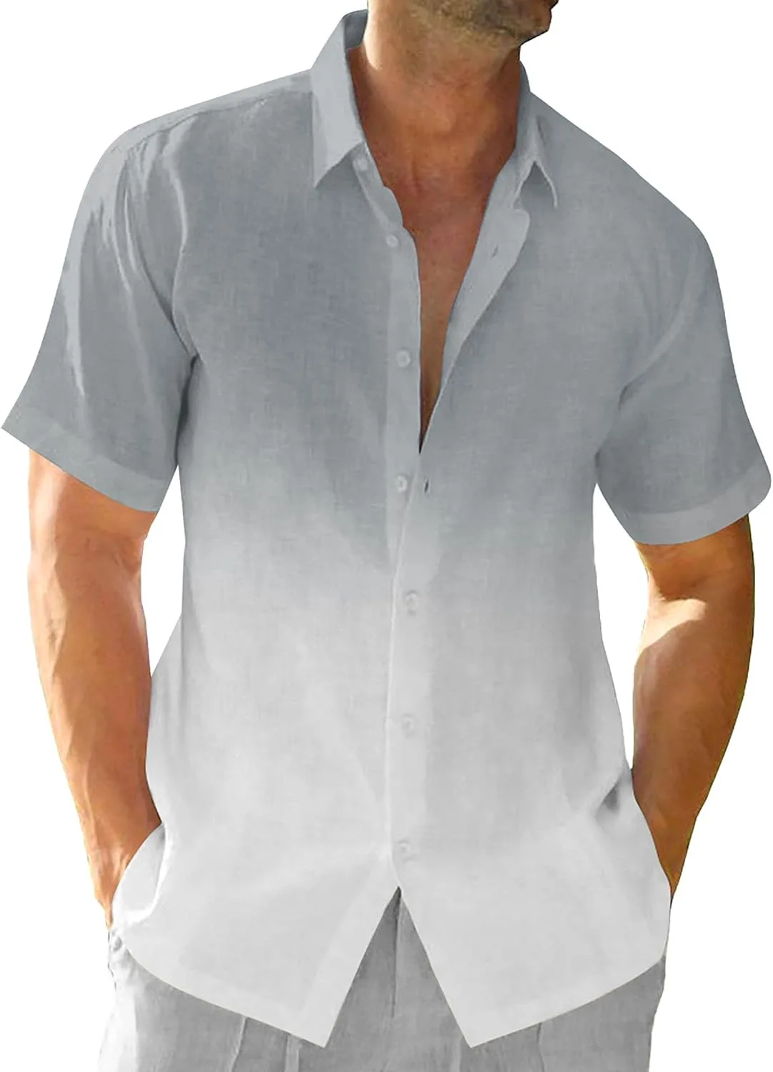 Мужская гавайская рубашка с градиентом, Casual, для пляжа и свадьбы PHJTOMK
Мужская гавайская рубашка с градиентом, Casual, для пляжа и свадьбы PHJTOMK