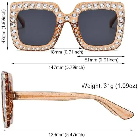 Солнцезащитные очки большого размера с кристаллами, стразами, квадратной оправой и бриллиантами, ретро-стиль, сверкающие очки в крупной оправе, 2026 год MTZJH, C2
Солнцезащитные очки большого размера с кристаллами, стразами, квадратной оправой и бриллиантами, ретро-стиль, сверкающие очки в крупной оправе, 2026 год MTZJH, C2