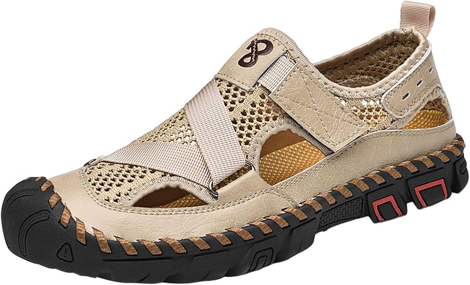 Летние сандалии для мужчин, дышащие, корейская версия, на липучке, из коровьей кожи, пляжные кожаные туфли, пляжные сандалии для мужчин, размер 13 (бежевый, 11.5) Csgrfagr
Летние сандалии для мужчин, дышащие, корейская версия, на липучке, из коровьей кожи, пляжные кожаные туфли, пляжные сандалии для мужчин, размер 13 (бежевый, 11.5) Csgrfagr