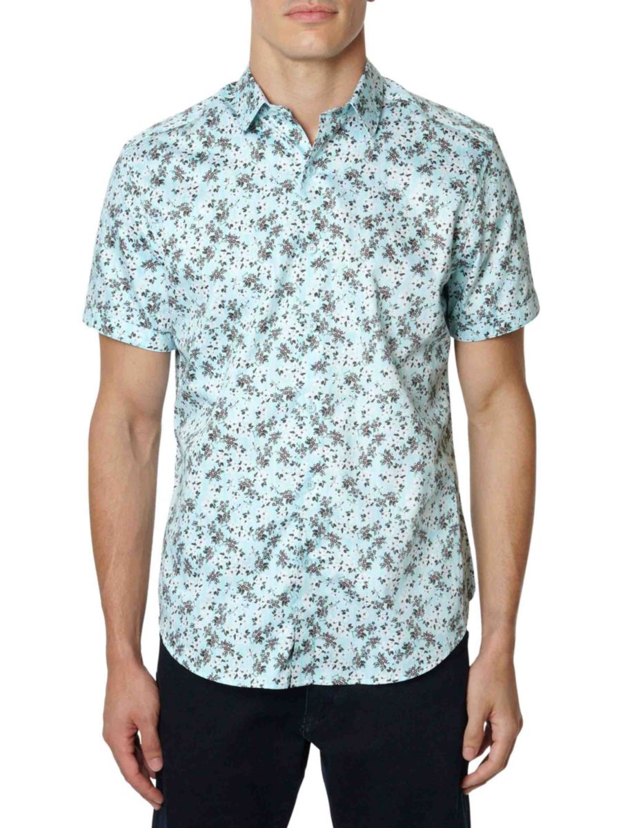 Рубашка с цветочным узором и закругленным подолом Robert Graham, синий мульти
Рубашка с цветочным узором и закругленным подолом Robert Graham, синий мульти