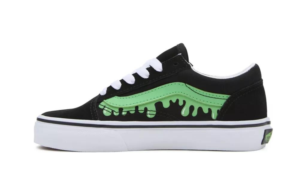 Детская обувь для скейтбординга Vans Old Skool PS, Black/Green
Детская обувь для скейтбординга Vans Old Skool PS, Black/Green