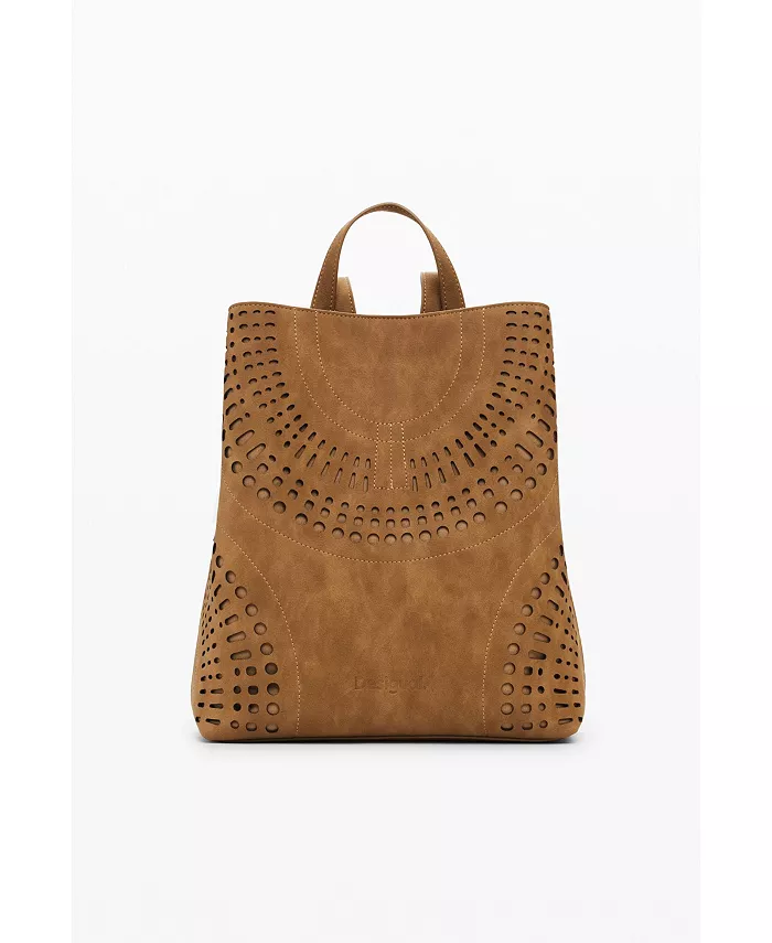 Женский рюкзак Medium с перфорацией Desigual, коричневый/бежевый
Женский рюкзак Medium с перфорацией Desigual, коричневый/бежевый