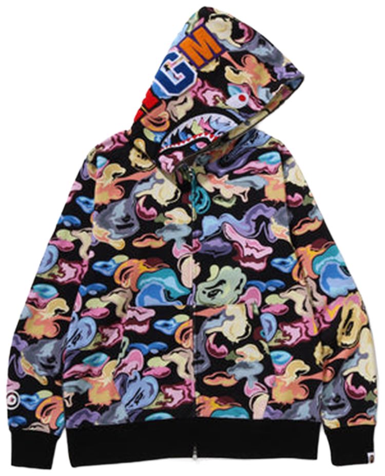 Худи BAPE Art Camo Shark на молнии, черный
Худи BAPE Art Camo Shark на молнии, черный