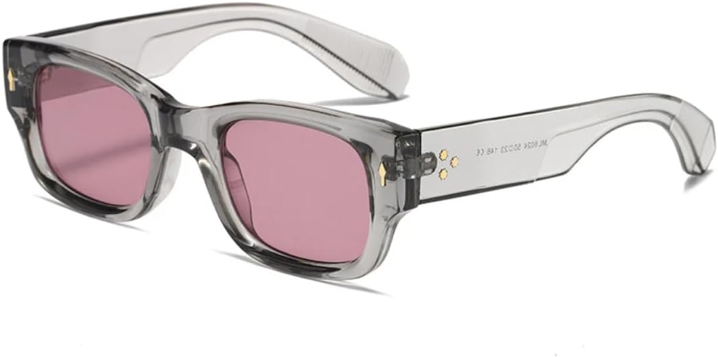 Солнцезащитные очки для мужчин и женщин - защита UV400 - широкие дужки с заклепками, панк-стиль, двухцветные, для занятий спортом на открытом воздухе и вождения DSVIGF, Gray Purple Pink
Солнцезащитные очки для мужчин и женщин - защита UV400 - широкие дужки с заклепками, панк-стиль, двухцветные, для занятий спортом на открытом воздухе и вождения DSVIGF, Gray Purple Pink