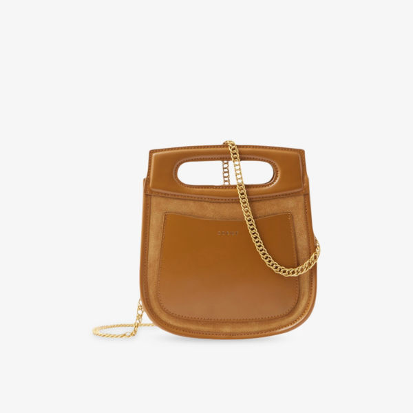 Сумка кожаная Soeur с замшевыми вставками, коричневый
Сумка кожаная Soeur с замшевыми вставками, коричневый