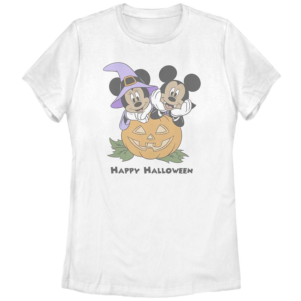 Детская футболка с изображением Микки Мауса и Минни «Счастливый Хэллоуин» в виде тыквы Disney's, белый
Детская футболка с изображением Микки Мауса и Минни «Счастливый Хэллоуин» в виде тыквы Disney's, белый