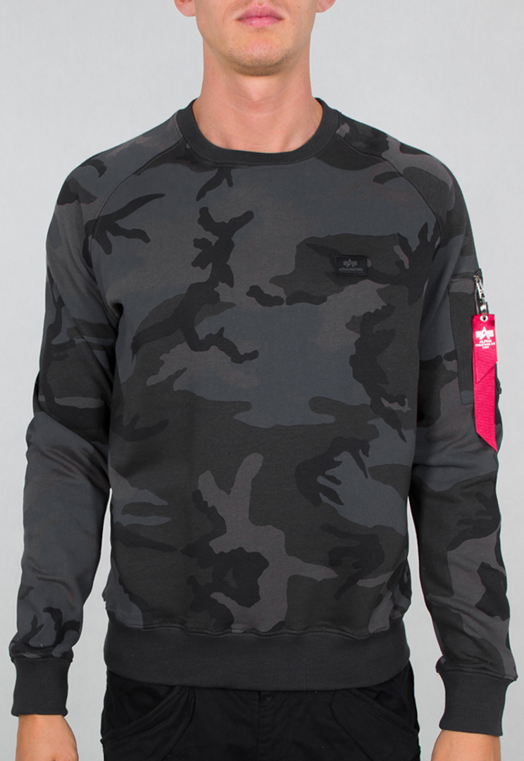 Толстовка Alpha Industries X-Fit Camo Sweatshirt, черный/камуфляж
Толстовка Alpha Industries X-Fit Camo Sweatshirt, черный/камуфляж
