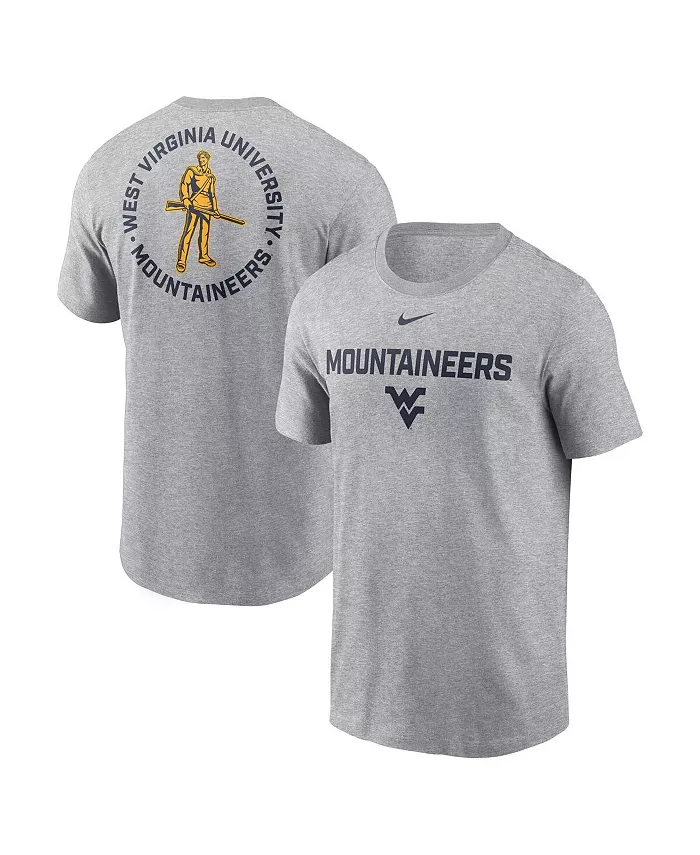 Мужская футболка Heather Gray West Virginia Mountaineers Campus 2-Hit Nike
Мужская футболка Heather Gray West Virginia Mountaineers Campus 2-Hit Nike