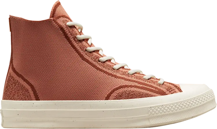 Кроссовки Converse Renew Chuck 70 Knit High Healing Clay, оранжевый 
Кроссовки Converse Renew Chuck 70 Knit High Healing Clay, оранжевый