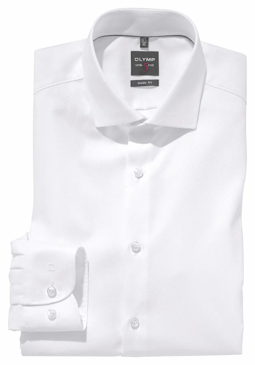 Деловая рубашка OLYMP "Level Five Body Fit", тканый узор, элегантный блеск, цвет Weiß-Strukturiert
Деловая рубашка OLYMP "Level Five Body Fit", тканый узор, элегантный блеск, цвет Weiß-Strukturiert