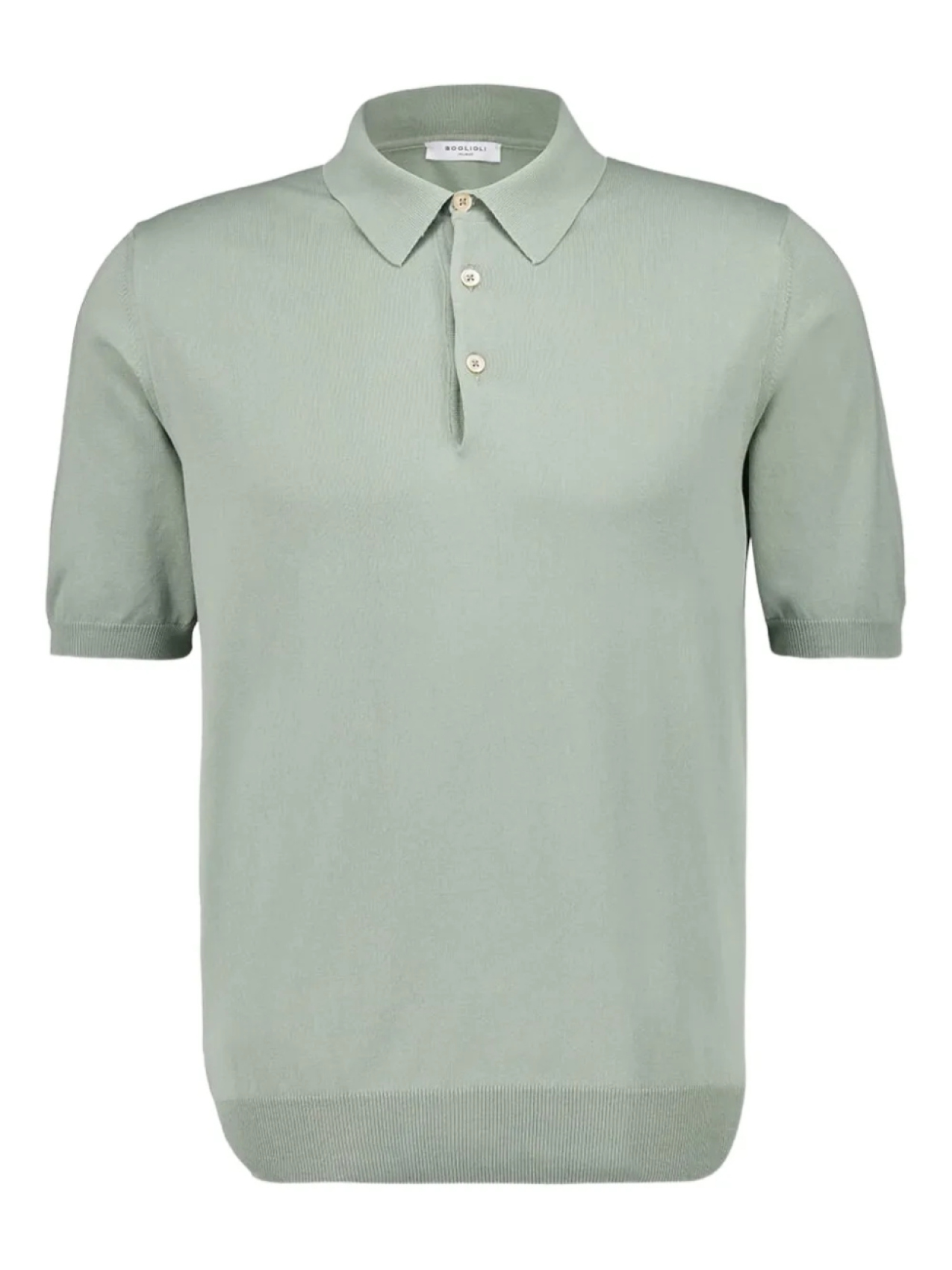 Рубашка поло с ребристым подолом Boglioli, зеленый
Рубашка поло с ребристым подолом Boglioli, зеленый