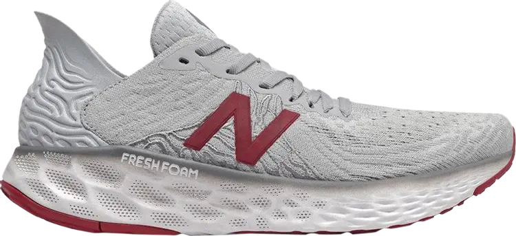 Кроссовки New Balance Fresh Foam 1080v10 'Summer Fog Crimson', серый 
Кроссовки New Balance Fresh Foam 1080v10 'Summer Fog Crimson', серый