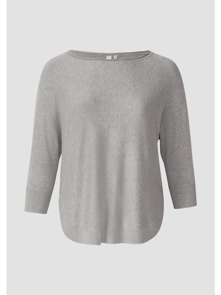 Вязаный свитер цвета 9400_серый меланж QS
Вязаный свитер цвета 9400_серый меланж QS