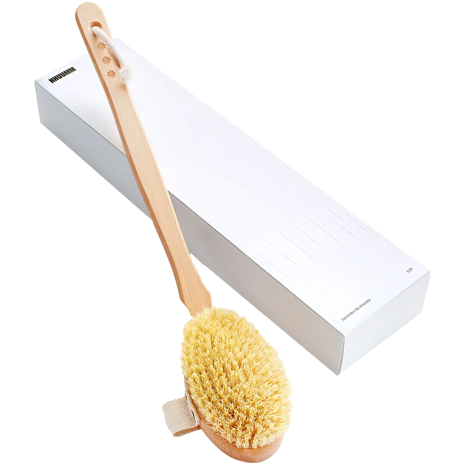 Hhuumm No. 2P Tampico щетка для сухого массажа тела, 1 шт.
Hhuumm No. 2P Tampico щетка для сухого массажа тела, 1 шт.