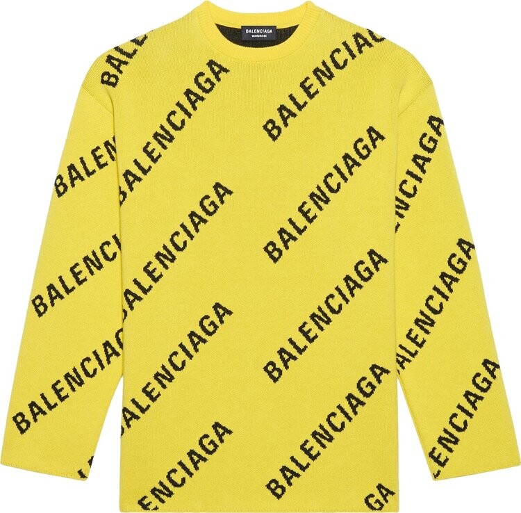 Толстовка Balenciaga Allover Logo Crewneck 'Yellow/Black', желтый
Толстовка Balenciaga Allover Logo Crewneck 'Yellow/Black', желтый