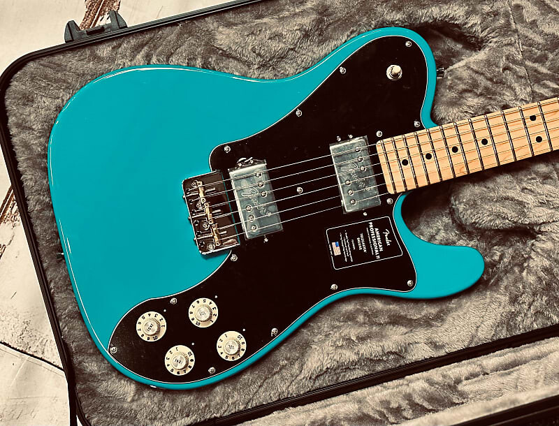 Fender American Professional II Telecaster Deluxe HH MN 2022 - Miami Blue New Unplayed Auth Dlr 7lb 15oz #890, Серый, Fender American Professional II Telecaster Deluxe HH MN 2022 - Miami Blue New Unplayed Auth Dlr 7lb 15oz #890
Fender American Professional II Telecaster Deluxe HH MN 2022 - Miami Blue New Unplayed Auth Dlr 7lb 15oz #890, Серый, Fender American Professional II Telecaster Deluxe HH MN 2022 - Miami Blue New Unplayed Auth Dlr 7lb 15oz #890