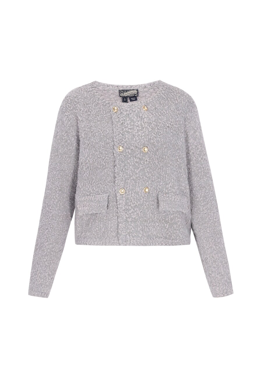 Вязаный кардиган DreiMaster Vintage, серый
Вязаный кардиган DreiMaster Vintage, серый