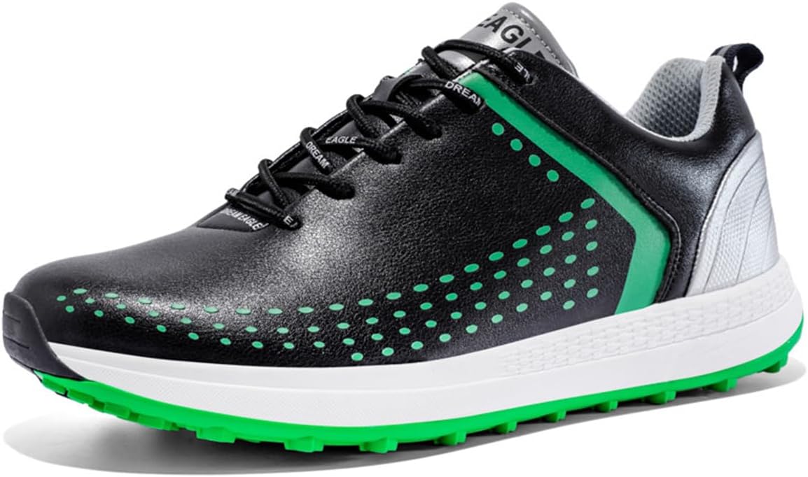 Водонепроницаемые гольф-кроссовки из кожи для ходьбы на улице, мужская спортивная обувь без шипов для фитнеса Omcam, черный
Водонепроницаемые гольф-кроссовки из кожи для ходьбы на улице, мужская спортивная обувь без шипов для фитнеса Omcam, черный