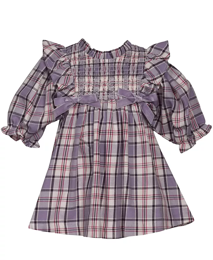 Платье для девочек в складку с клетчатым принтом Bonnie Baby, мультиколор
Платье для девочек в складку с клетчатым принтом Bonnie Baby, мультиколор
