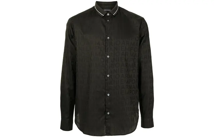 EMPORIO ARMANI Мужская рубашка, черный
EMPORIO ARMANI Мужская рубашка, черный